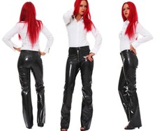 Damen lack hose vinyl - damen,