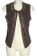 ESPRIT Strickweste Damen Weste Gr. DE 38 braun Casual-Look