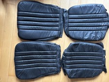 Mercedes 230 SL 250 SL Pagode Leder Sitzbezüge Sitz Bezug schwarz gebraucht