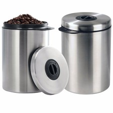 2x Xavax Kaffeedose Edelstahl