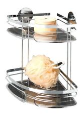 Eckregal für Badezimmer, Turbo-Fix, 2 Ablagen, WENKO