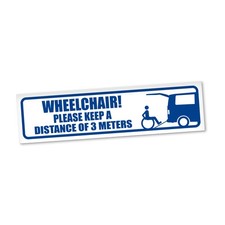Wheelchair Ramp Magnetic Sign