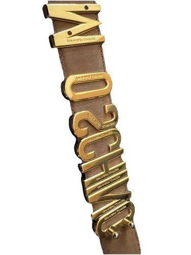 Moschino damen gürtel - moschino, schwarz