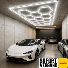 14x Hexagon Tageslicht LED