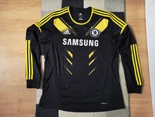 Chelsea London Langarm Trikot Schwarz Gelb Gr. L 2012 2013