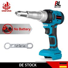 Akku Nietpistole Elektrisch Blindnietgerät Nieten Popnietenzange Für Makita 18V 