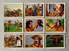 9 Sammelbilder Buffalo Bill „Bearbeitet von Arizona Jack“ OK Kaugummi (11)