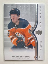 Tyler Benson (Edmonton Oilers, Kassel Huskies) UD Premier Rookies 108/299