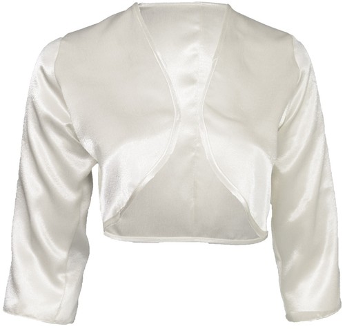 Eleganter satin bolero - satin,