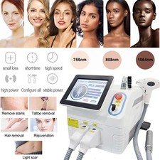 2In1 Dioden Laser 755/808/1064nm Haarentfernung Pico Tattoo Abbau Spa Maschine