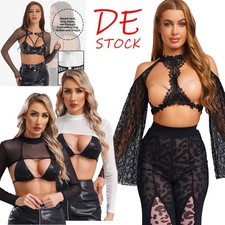 DE Damen Wetlook Crop Top