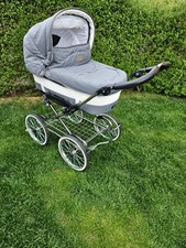 Emmaljunga Kinderwagen Kombi-Kinderwagen Mondial Deluxe, Lounge grey,Duo de Luxe