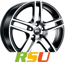 RH Alurad BE Twin schwarz voll