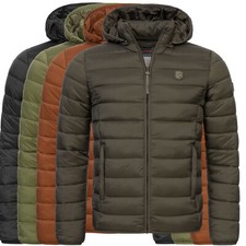 Herren Winter Jacke warm gefüttert Parka Steppjacke Outdoor gesteppt