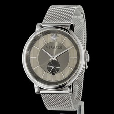 VERSACE V-CIRCLE Herren-Armbanduhr Edelstahl VBQ060017 NEU!!!