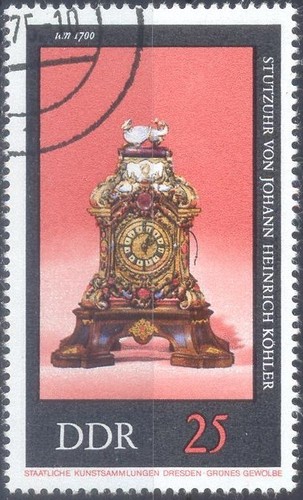 Ddr 1975 2059 alte uhren - 1975,