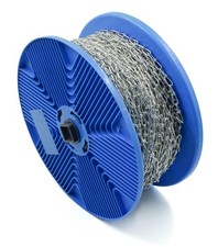 Pösamo Knotenkette Lampen Glieder Kette 1,6 mm Stahl verzinkt - 80 m Rolle