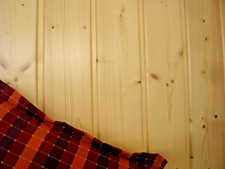 13€/m²-19m² Profilbretter Profilholz Wachs farblos endbeh. Fichte 66 St.- 240 cm