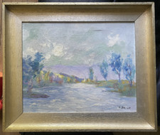 ölgemälde landschaft 1925 - landschaft,