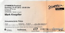 Mark Knopfler | Open Air 2013