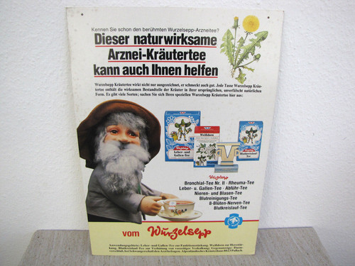 Wurzelsepp reklame aufsteller - wurzelsepp,
