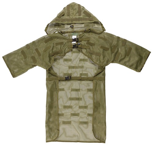 Netzmantel jacke mit schlaufen - netzmantel,