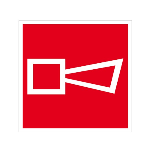 Alarmsignal schild folie - alarmsignal,