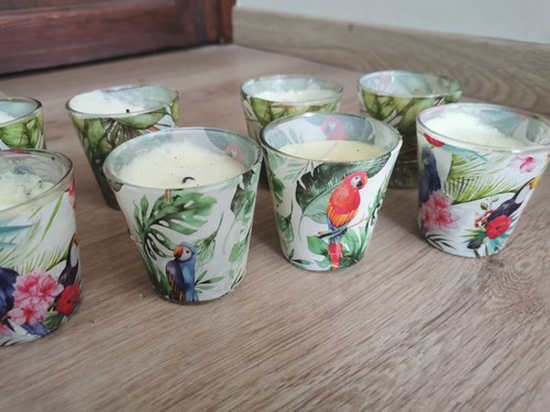 Konvolut kleine glaskerzen - 12,