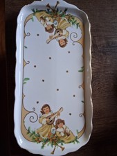 Weihnachtsgeschirr Stollenplatte Goebel  Engel Kuchen