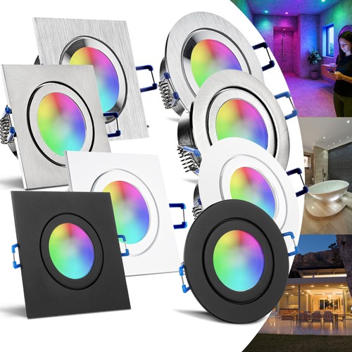 Led bad einbaustrahler rgb - bad,