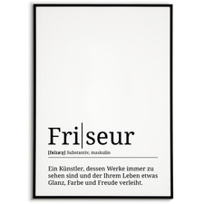 Friseur Poster Definition