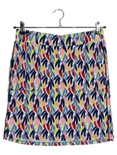 Street One Damen Minirock Gr. 36 Mehrfarbig Blattmuster