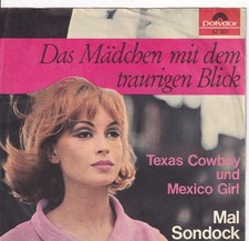 7'' Single - Mal Sondock - Das Mädchen mit dem traurigen Blick