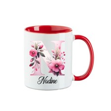 Tasse Buchstabe mit Name