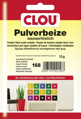 Clou pulverbeize nussbaum - 12, g