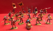 Elastolin 4 cm: Komplette Landsknechtserie (Fußer)