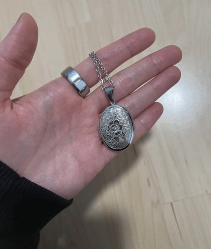 Kette medallion edelstahl - kette,