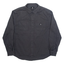 CONVERSE Herren Jeanshemd Grau