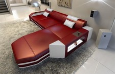 Sofa leder ecksofa - sofa, ledercouch