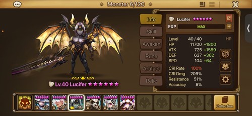 Summoners war account ld5 - war,