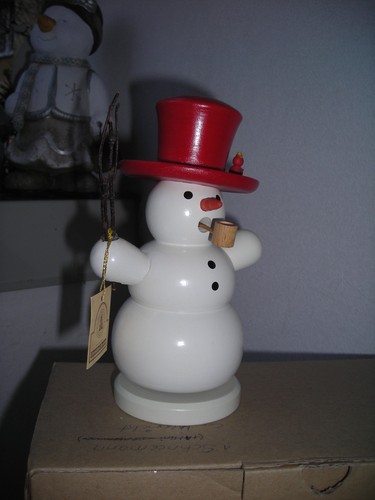 Räuchermann schneemann aus - räuchermann, "schneemann"