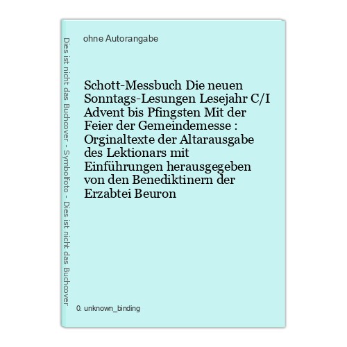 Schott messbuch die - schott-messbuch,