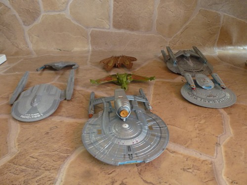 Star trek eaglemoss figuren - 7x,