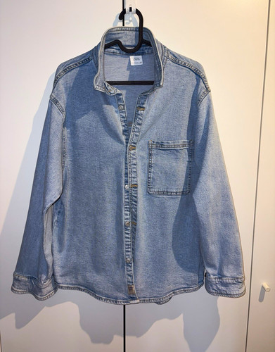 Blau zara jeanshemd denim in - zara,