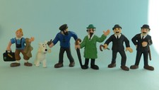 Tim und Struppi - komplettes Set - 6 Figuren - Schleich 1985 - Top !