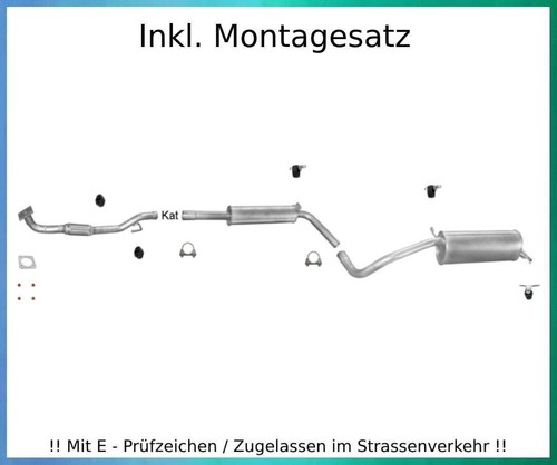 Auspuffanlage polo 1 - vw, (9n)