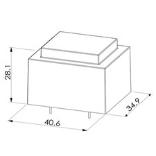 Print-Transformator  1x 18V