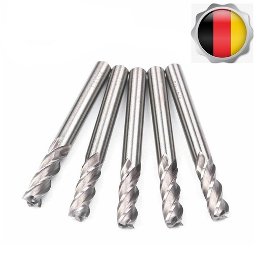 5tlg fräsersatz hss - 5tlg, gerade