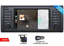 CAM+ 7" Autoradio Android 14 E39X7 Navi CarPlay DSP für BMW 5er E39 520i 523i M5