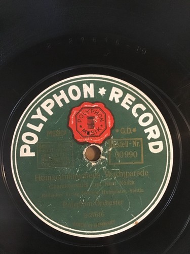 Polyphon schellackplatte - polyphon,